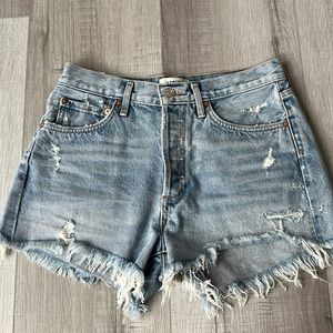 Agolde Parker shorts in color swap meet